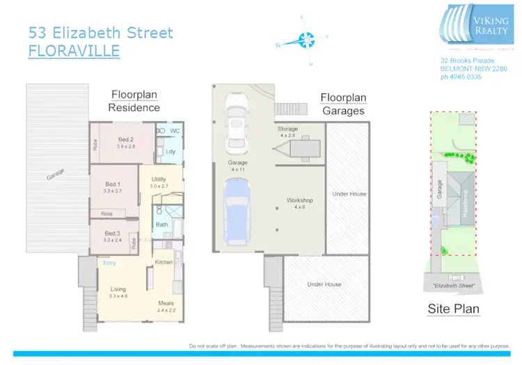 Floorplan of Homely house listing, 53 Elizabeth St, Floraville NSW 2280