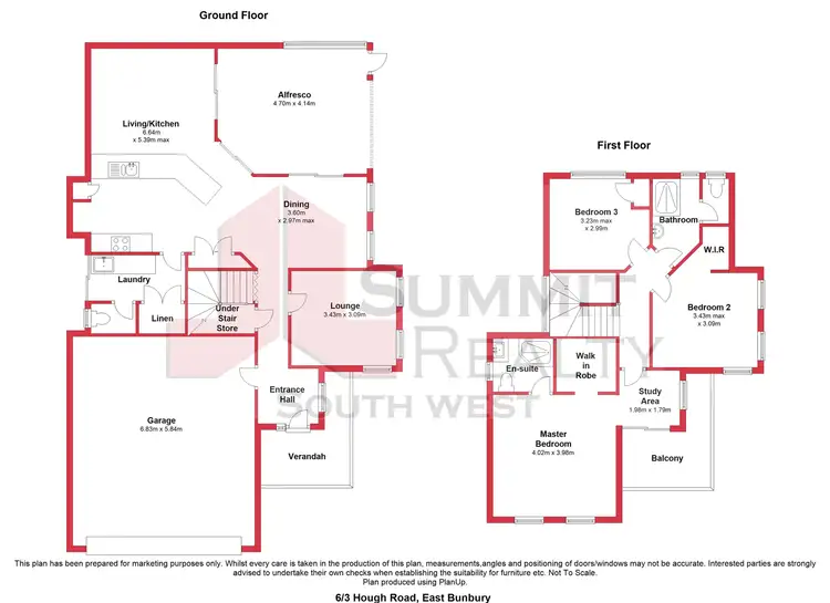 Floorplan of Homely townhouse listing, 6/3 Hough Road, East Bunbury WA 6230