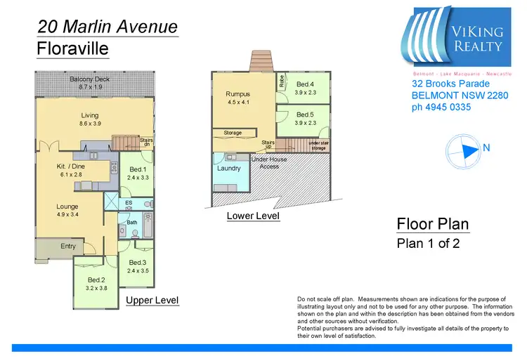 Floorplan of Homely house listing, 20 Marlin Avenue, Floraville NSW 2280