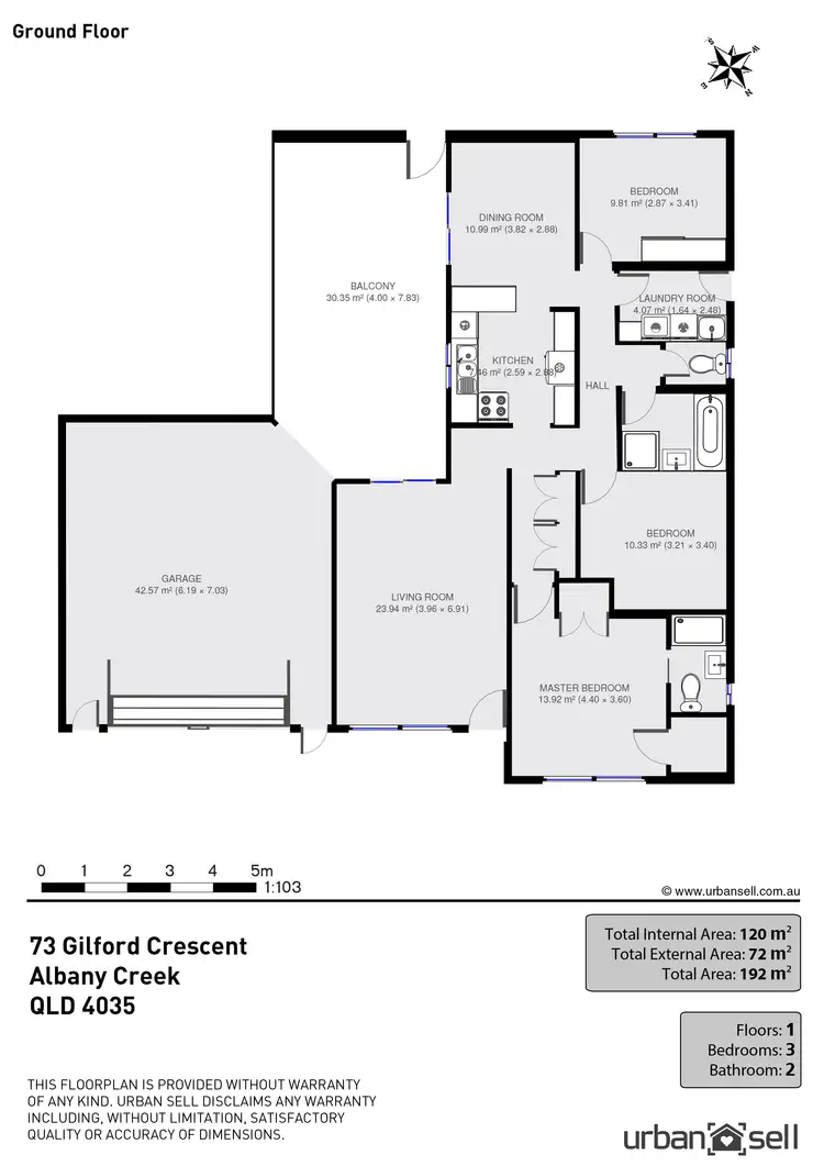Floorplan of Homely house listing, 73 Gilford Crescent, Albany Creek QLD 4035