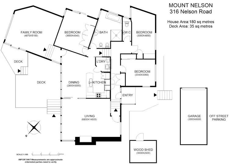 Floorplan of Homely house listing, 316 Nelson Rd, Mount Nelson TAS 7007