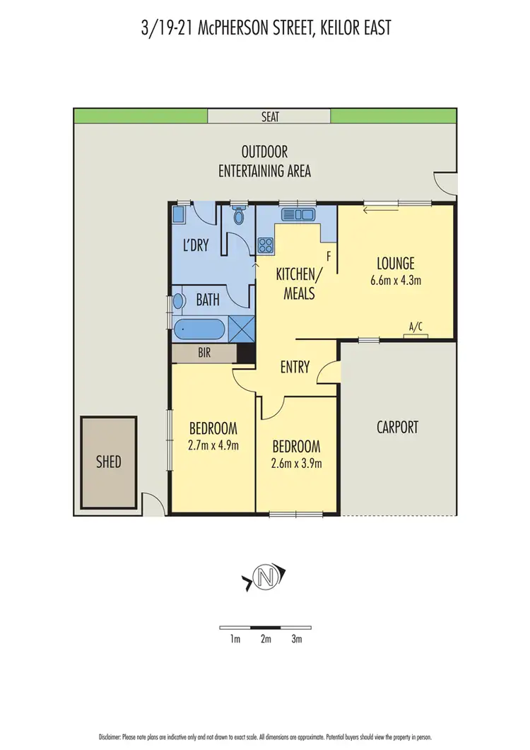 Floorplan of Homely unit listing, 3/19-21 McPherson Street, Keilor East VIC 3033