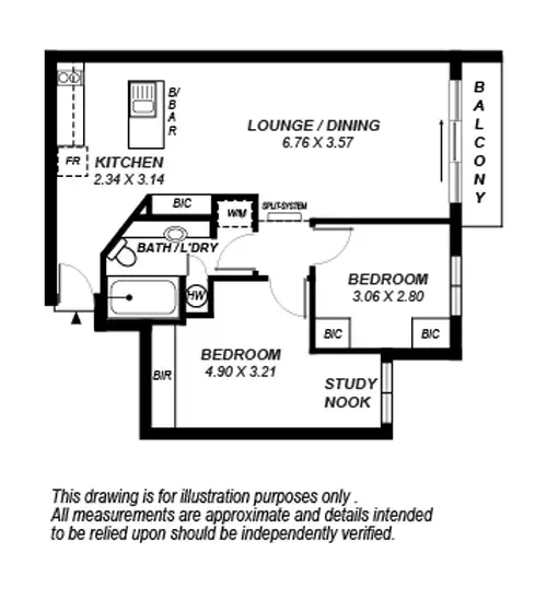 Floorplan of Homely unit listing, 20/20 Charlick Circuit, Adelaide SA 5000