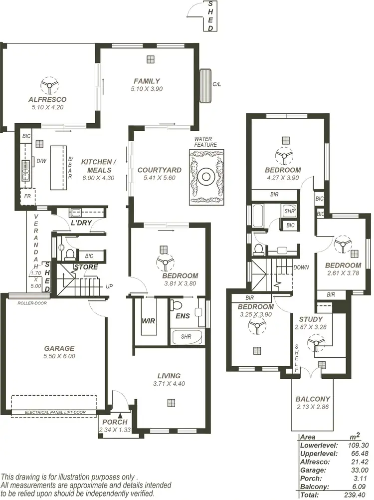 Floorplan of Homely house listing, 22 Kings Ave, Burnside SA 5066