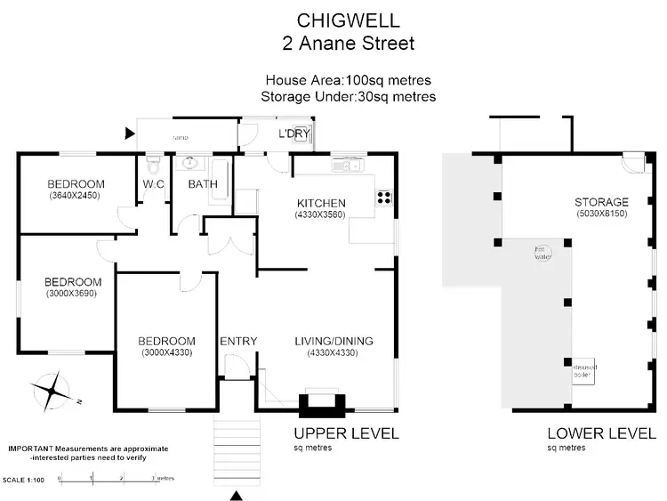 Floorplan of Homely house listing, 2 Anane St, Chigwell TAS 7011
