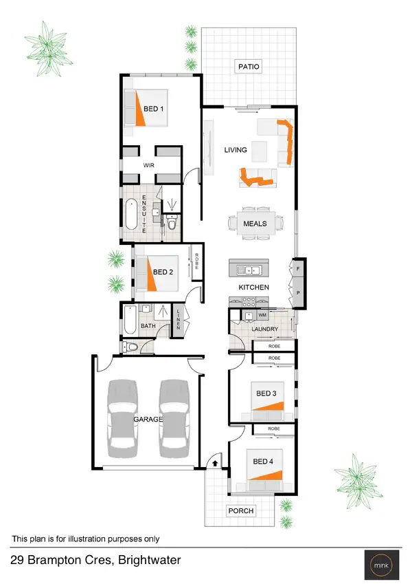 Floorplan of Homely house listing, 29 BRAMPTON Crescent, Mountain Creek QLD 4557