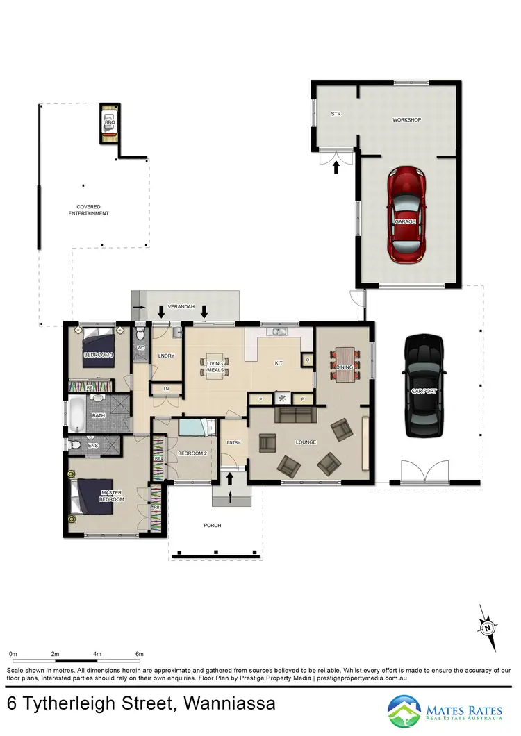Floorplan of Homely house listing, 6 Tytherleigh Street, Wanniassa ACT 2903