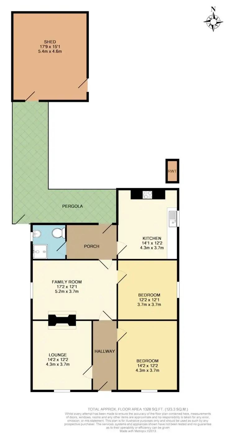 Floorplan of Homely house listing, 18 Edwards Street, Port Wakefield SA 5550
