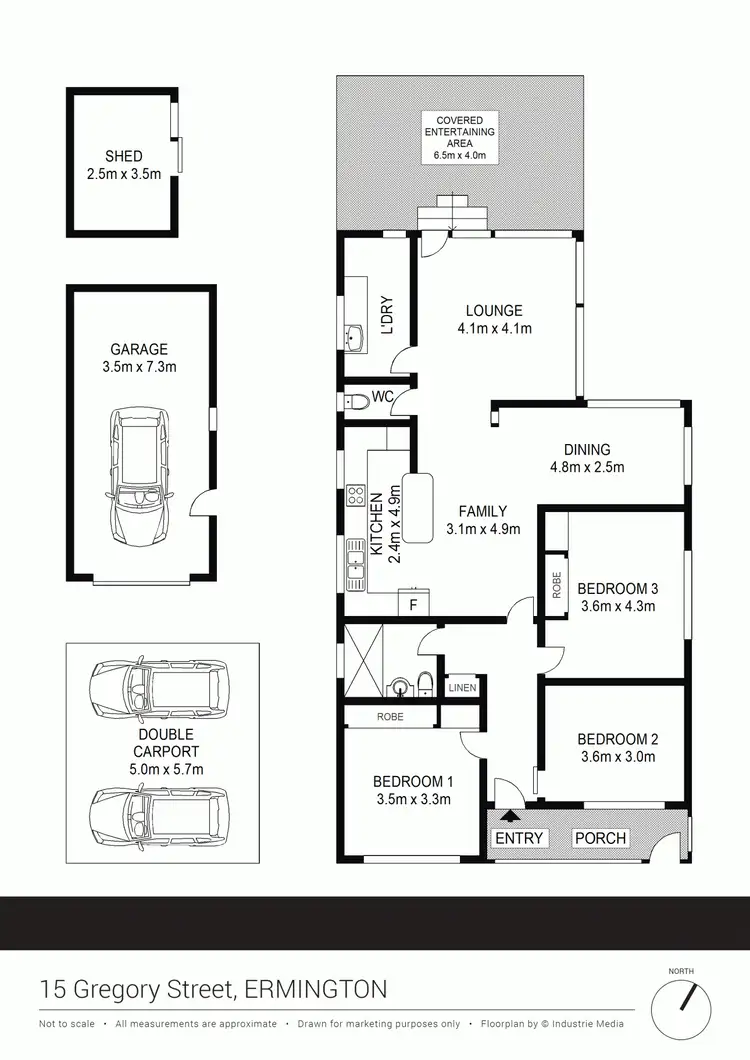 Floorplan of Homely house listing, 15 Gregory Street, Ermington NSW 2115