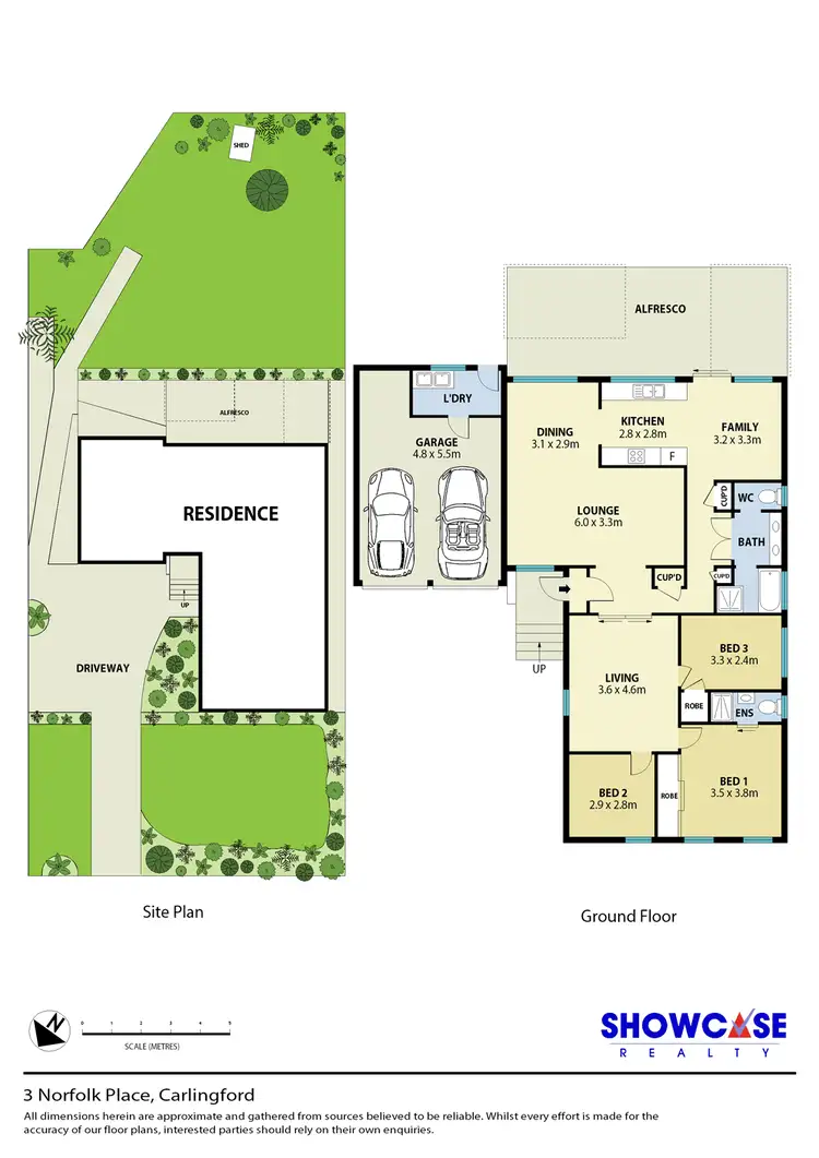 Floorplan of Homely house listing, 3 Norfolk Pl, Carlingford NSW 2118