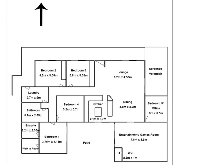 Floorplan of Homely rural property listing, 321 Glen Road, Rosenthal Heights QLD 4370