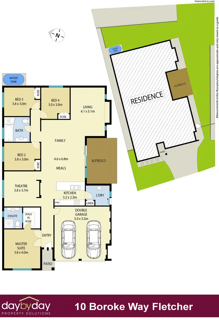 Floorplan of Homely house listing, 10 Boroke Way, Fletcher NSW 2287