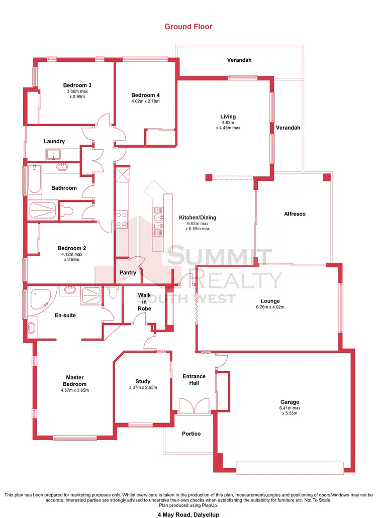 Floorplan of Homely house listing, 4 May Road, Dalyellup WA 6230
