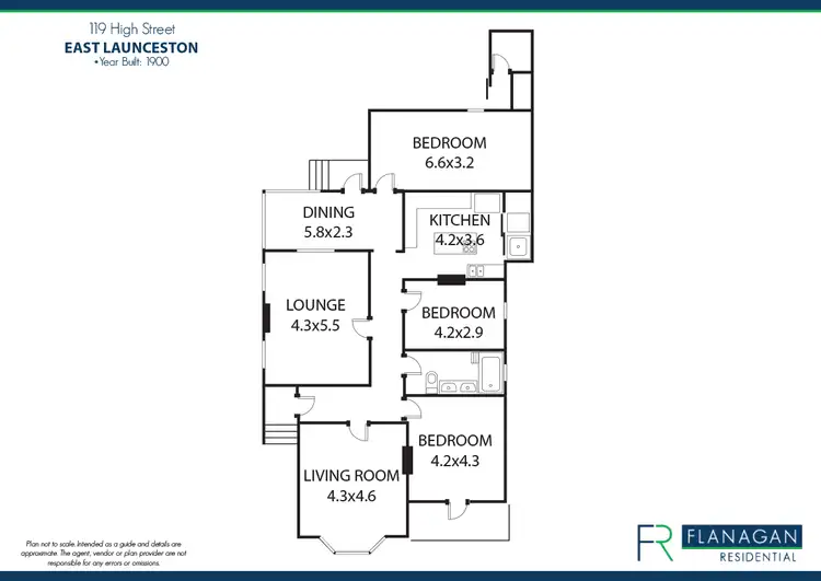 Floorplan of Homely house listing, 119 High Street, East Launceston TAS 7250