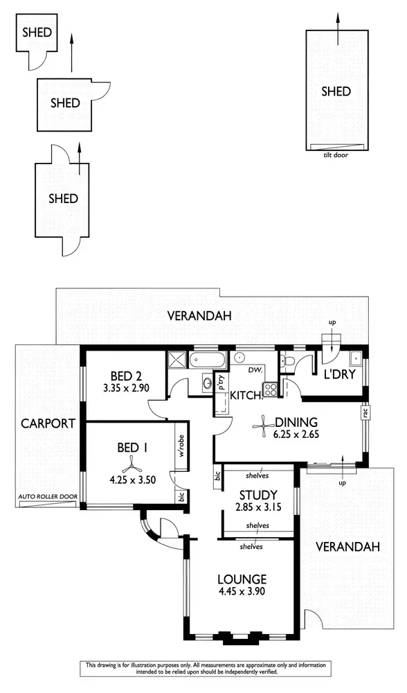 Floorplan of Homely house listing, 49 Wood St, South Plympton SA 5038