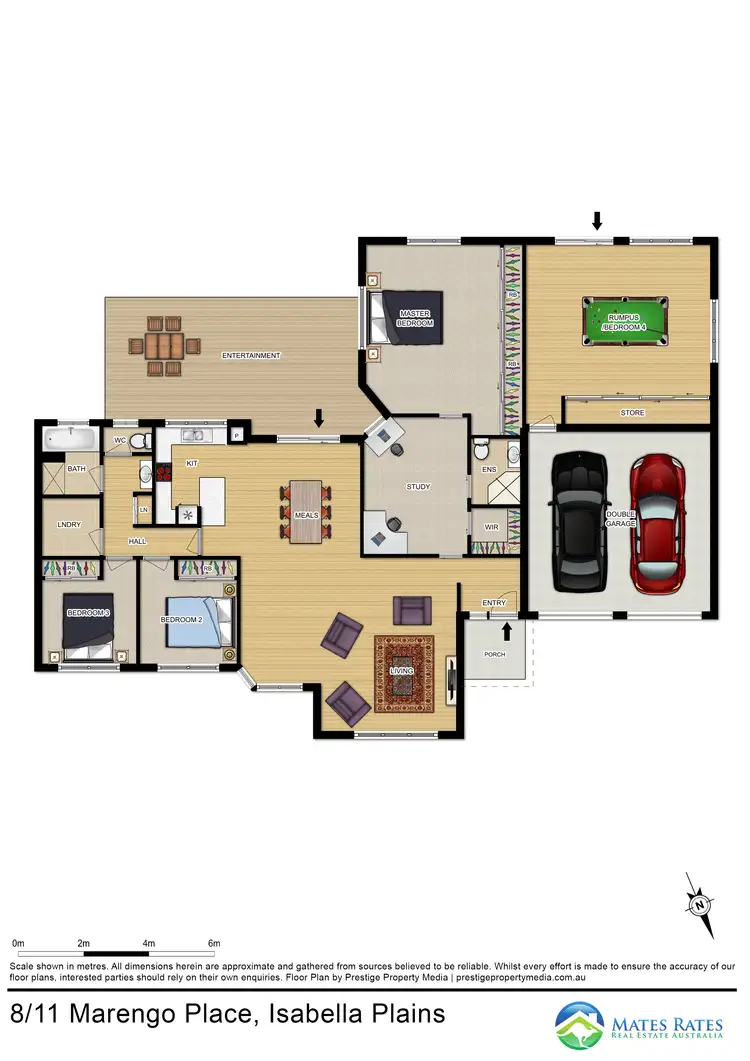 Floorplan of Homely house listing, 8/11 Marengo Place, Isabella Plains ACT 2905