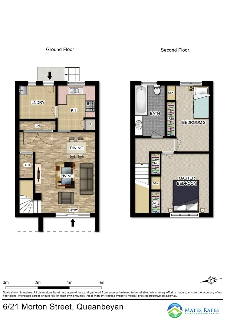 Floorplan of Homely unit listing, 6/21 Morton Street, Queanbeyan NSW 2620
