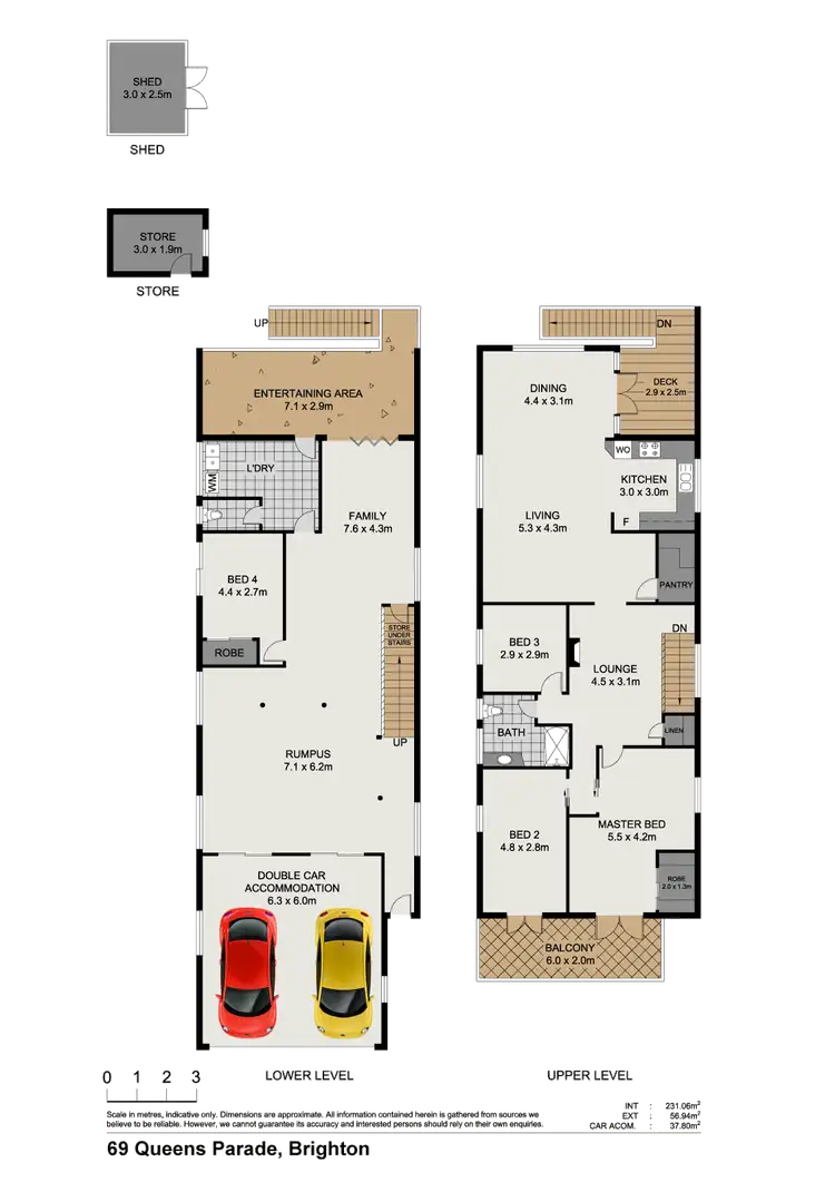 Floorplan of Homely house listing, 69 Queens Parade, Brighton QLD 4017