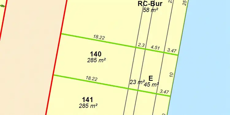 Floorplan of Homely land listing, Lot 140 Dugong Close, Exmouth WA 6707