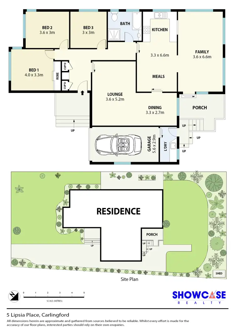 Floorplan of Homely house listing, 5 Lipsia Pl, Carlingford NSW 2118