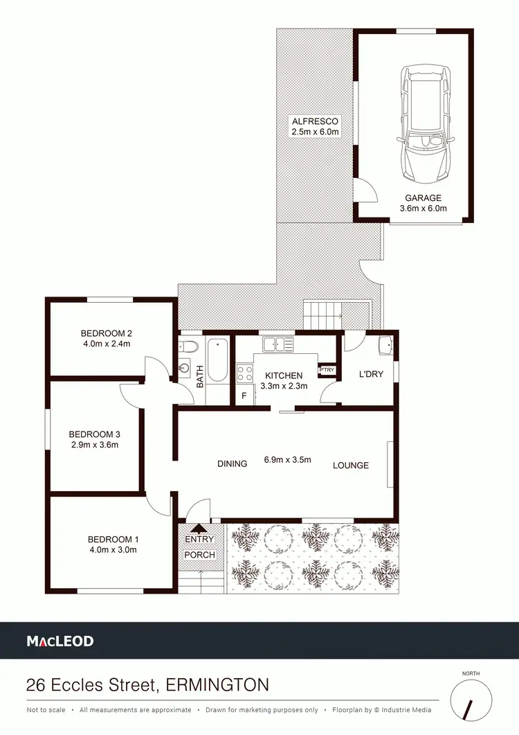 Floorplan of Homely house listing, 26 Eccles Street, Ermington NSW 2115