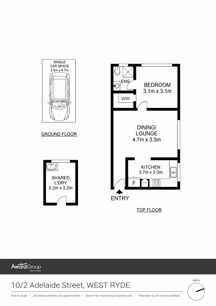 Floorplan of Homely unit listing, (10)/2 Adelaide Street, West Ryde NSW 2114