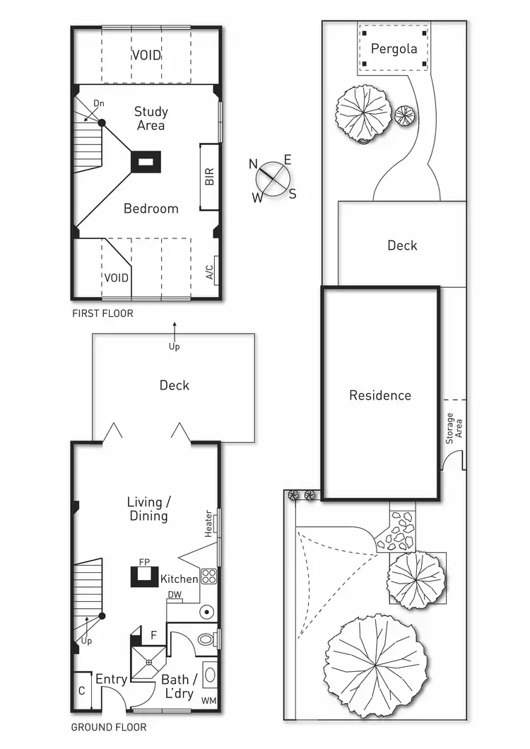 Floorplan of Homely townhouse listing, 8 Clay Street, Port Melbourne VIC 3207