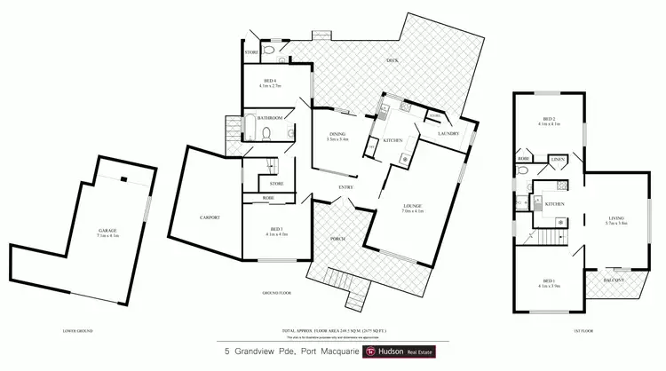 Floorplan of Homely house listing, 5 Grandview Parade, Port Macquarie NSW 2444