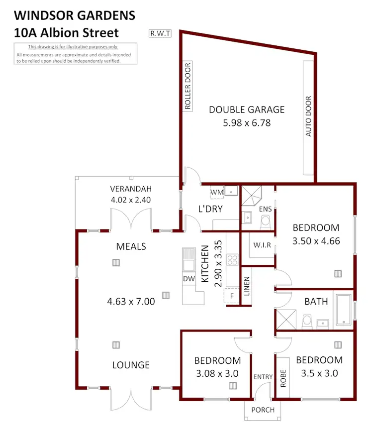 Floorplan of Homely house listing, 10A Albion St, Windsor Gardens SA 5087