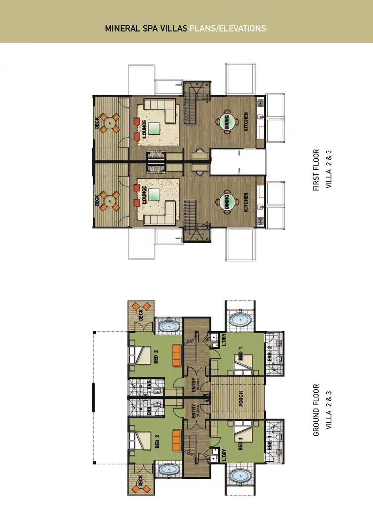 Floorplan of Homely house listing, Villa 3, 1-7 Crippa Close, Hepburn Springs VIC 3461