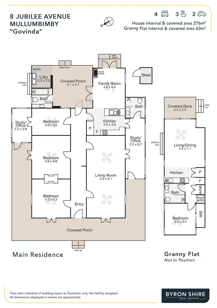 Floorplan of Homely house listing, 8 Jubilee Avenue, Mullumbimby NSW 2482