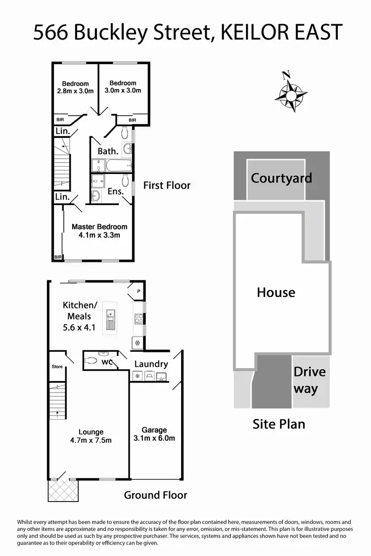 Floorplan of Homely house listing, 566 Buckley Street, Keilor East VIC 3033