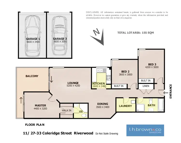 Floorplan of Homely unit listing, 11/27-33 Coleridge Street, Riverwood NSW 2210