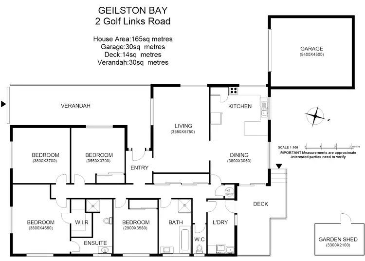 Floorplan of Homely house listing, 2 Golf Links Rd, Geilston Bay TAS 7015