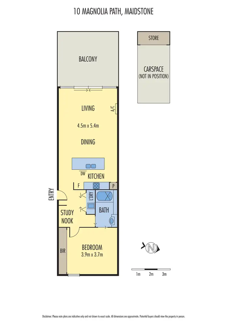 Floorplan of Homely apartment listing, 10 Magnolia Path, Maidstone VIC 3012