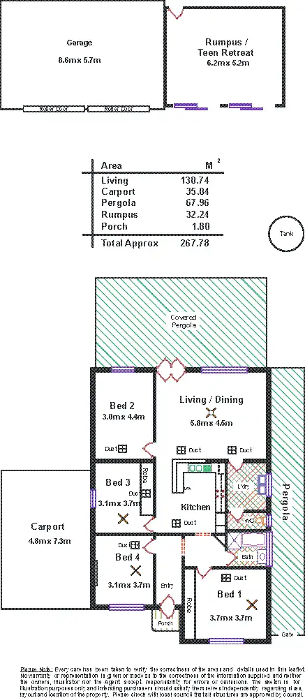 Floorplan of Homely house listing, 35 Turner St, Cowandilla SA 5033