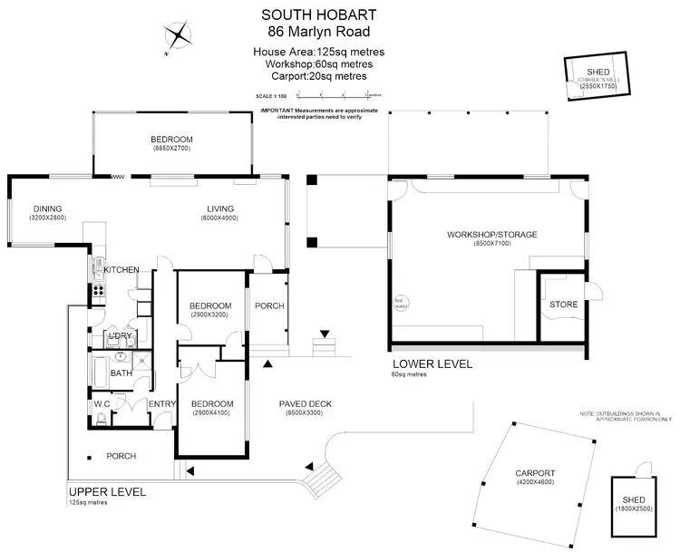 Floorplan of Homely house listing, 86 Marlyn Rd, South Hobart TAS 7004