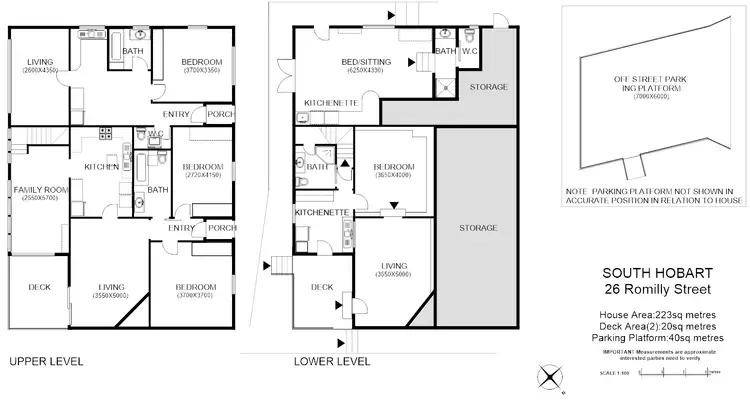 Floorplan of Homely house listing, 26 Romilly St, South Hobart TAS 7004