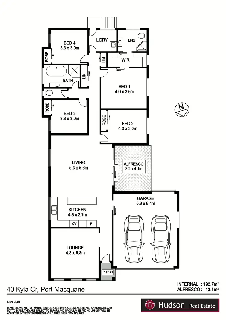 Floorplan of Homely house listing, 40 Kyla Crescent, Port Macquarie NSW 2444