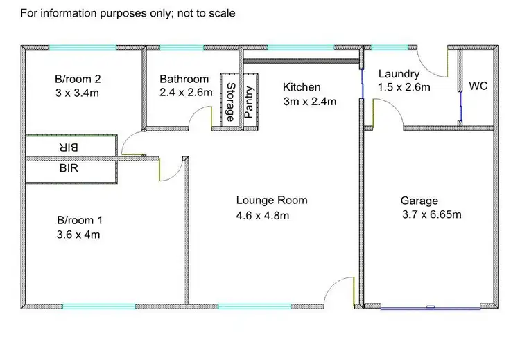 Floorplan of Homely townhouse listing, 17 Deas Street, Benalla VIC 3672