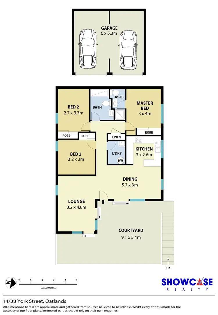 Floorplan of Homely townhouse listing, 14/38 York Street, Oatlands NSW 2117