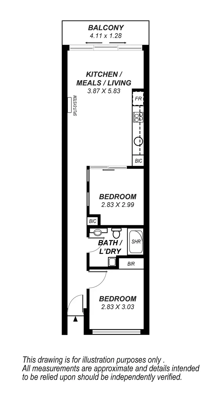 Floorplan of Homely apartment listing, 62/45 York Street, Adelaide SA 5000