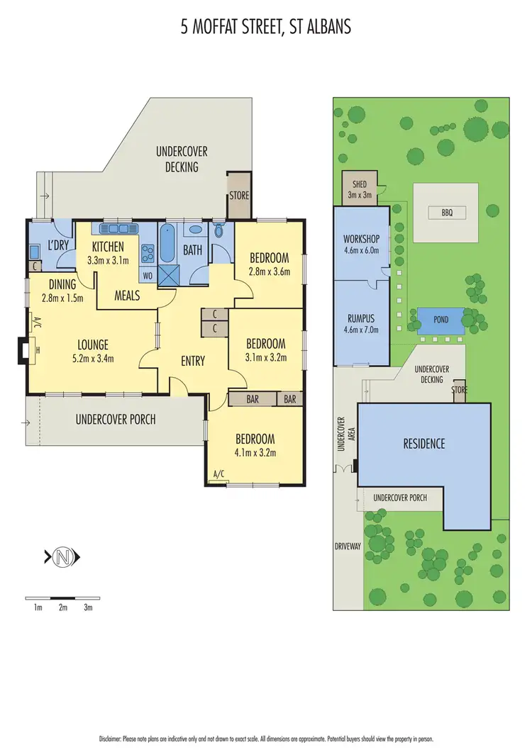Floorplan of Homely house listing, 5 Moffat Street, St Albans VIC 3021