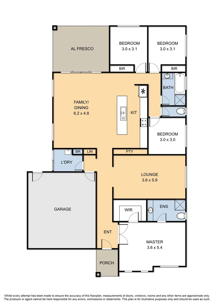 Floorplan of Homely house listing, 45 Emerald Rise, Skye VIC 3977