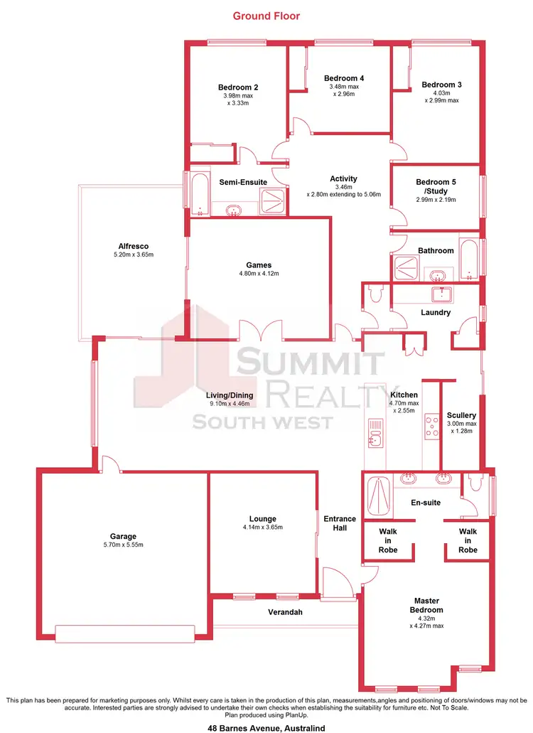 Floorplan of Homely house listing, 48 Barnes Avenue, Australind WA 6233