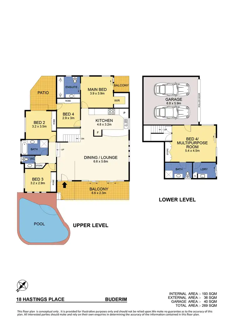 Floorplan of Homely house listing, 18 Hastings Place, Buderim QLD 4556