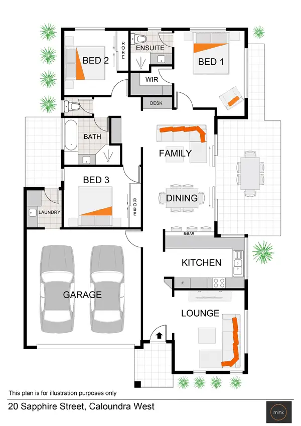 Floorplan of Homely house listing, 20 SAPPHIRE Street, Caloundra West QLD 4551