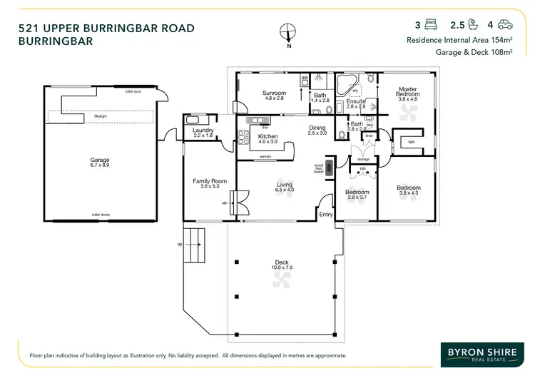 Floorplan of Homely house listing, 521 Upper Burringbar Road, Upper Burringbar NSW 2483