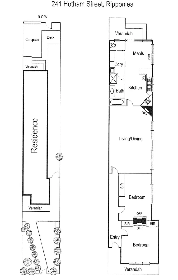 Floorplan of Homely house listing, 241 Hotham Street, Ripponlea VIC 3185