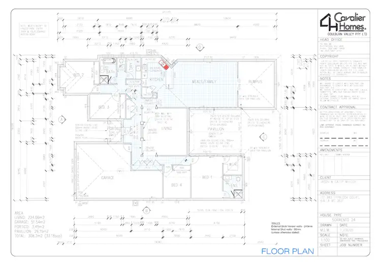 Floorplan of Homely house listing, 5 Eppalock Ct, Kialla VIC 3631